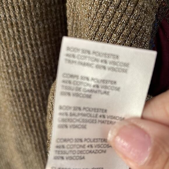 Free People We the Free Blossom Thermal Balloon Sleeve Top Size Medium - Picture 5 of 8